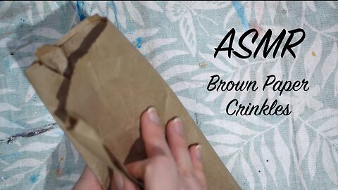 ASMR Intense Crinkle Sounds | Brown Packing Paper | Single Trigger | No Talking