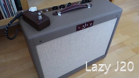 Amp Demo Lazy J20 in brown Tolex with wicker grill cloth