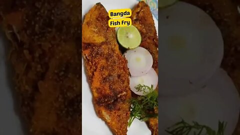 Bangda Fish Fry #shorts #recipe #fishfry #reels #spicy #crispy #lunch #dinner #seafood