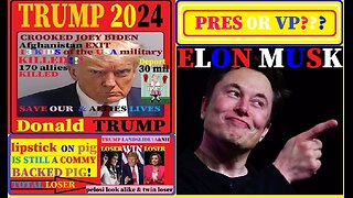 Elon Musk IZ running for president as of 3-19-24: MUSK 2024!