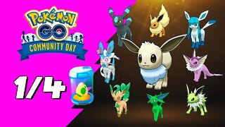 EEVEE SHINY! DIA DA COMUNIDADE! POKÉMON GO