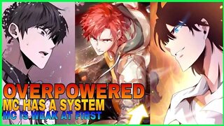 Top 10 Manhwa/Manhua Action | Overpowered MC | Leveling System | MC is Weak First | Cheat [Part 15]