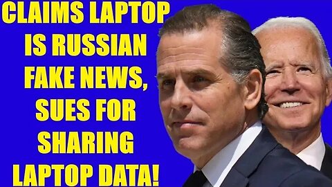 Hunter Biden SUES Rudy Giuliani PROVING AGAIN the Laptop Data is Real