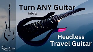 Making a Headless Travel Guitar from Junk parts