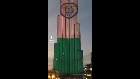 Burj khalifa Indian Flag #jai #hind