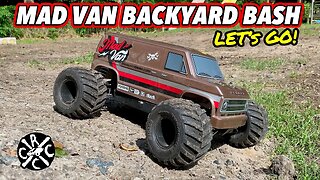 Kyosho Mad Van Monster Truck Takes On The CCxRC Backyard Track