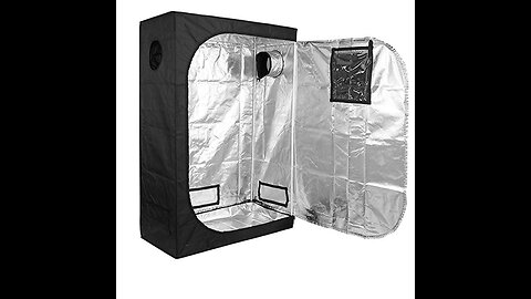 Medium Hydroponic Grow Tent Garden - 24'' x 24'' x 48'' Indoor Plant Growing System w Durable...