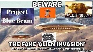 👀 🤔👀The Non-Human Element & the Plans for a Fake Alien Invasion- ReeseReport.👽⚡️👽