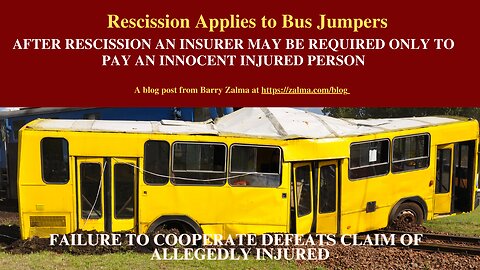 Rescission Applies to Bus Jumpers