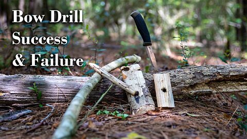 Bow Drill success and failure | survival | bushcraft