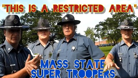 "Training Day" Giving Cadets A Lesson. 1st Amendment. Mass State Police Training Facility.