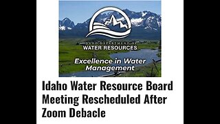 Idaho Water Resource Board Debacle
