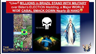 Live🚨MILLIONS in BRAZIL STAND WITH MILITARY over Biden’s ELECTION Meddling, CABAL SMACK DOWN Coming🤩