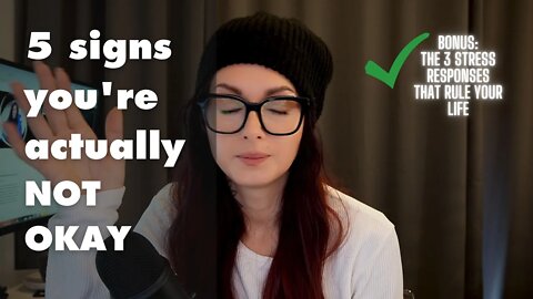 5 signs you are not fine right now | subtle warning signs for mental health