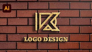 IDK Logo Design | Modern Logo Design In Adobe Illustrator Tutorial For Beginner's