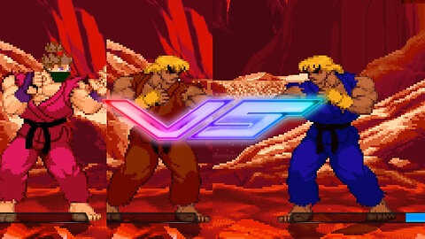 MUGEN - Blackjack, then Dark Ken vs. MVC Evil Ken - Download