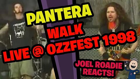 Pantera | Walk Live @ Ozzfest 1998 - Roadie Reacts