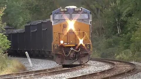 CSX B157 Loaded Coke Express Train from Lodi, Ohio September 30, 2022