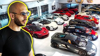 The matrix seized Andrew Tate luxury cars, and properties raided.