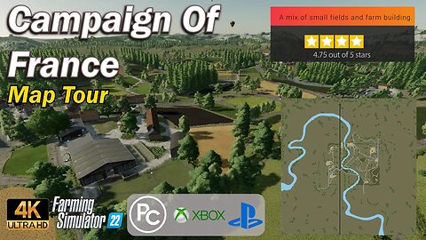 Campain of France | Map Tour | Farming Simulator 22