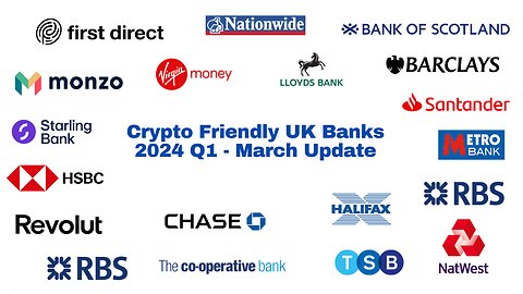 Crypto Friendly UK Banks 2024 Q1 March Update
