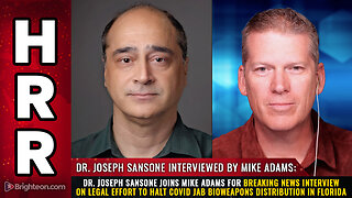 Dr. Joseph Sansone joins Mike Adams for breaking news interview...