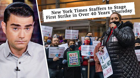 New York Times Staff STRIKES Because They Aren't Being Laid Off
