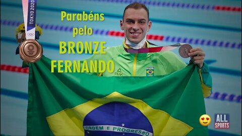 🥉Parabéns pelo bronze Fernando Scheffer . Só você sabe o sacrifício para chegar nessa medalha.