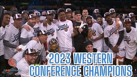2023 NBA Western Conference Finals Trophy Presentation