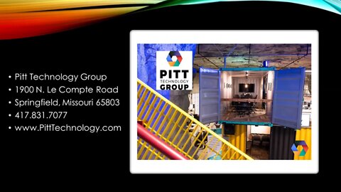 Pitt Technology Group Video Cloud Services June 10, 2020