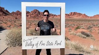 Hiking to see petroglyphs in the Las Vegas valley