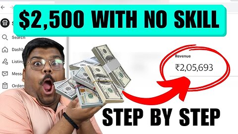 Rs.2,00,000 ($2500) Earned With No Skills Using Digital Products | Make Money as a Beginner