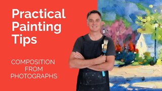 Try These Painting COMPOSITION Tips 🎨✔ (From Photos)