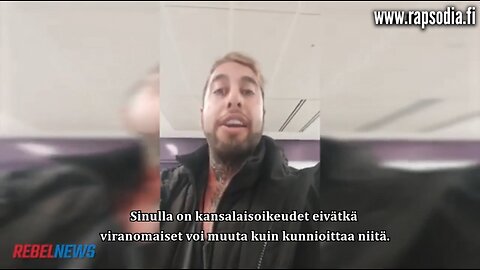 Kanadalainen välttää lentokentällä pakkotestin & karanteenin - Rapsodia.info -tekstitys