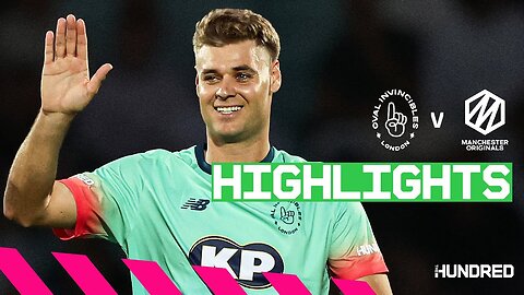 Johnson's Incredible Debut | Highlights - Oval Invincibles v Manchester Originals | The Hundred 2023