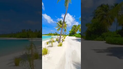 A little "bounty" beach from the Maldives 🤩