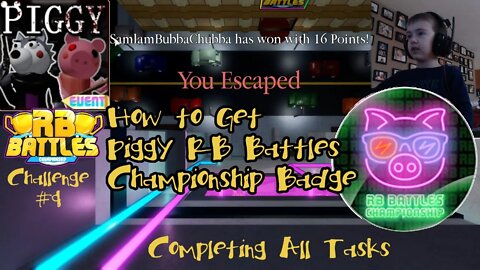 AndersonPlays Piggy - How to Get Piggy RB Battles Championship Badge - How to Complete All Tasks!