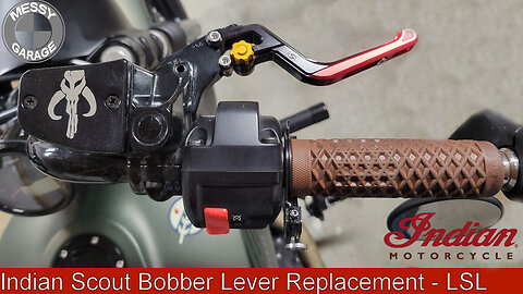 Indian Scout Bobber lever replacement - LSL Ergonia Levers