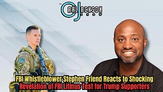 FBI Whistleblower Stephen Friend Reacts to Shocking Revelation of Litmus Test for Trump Supporters