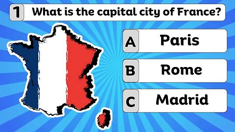 🇫🇷 France Quiz! Test your Knowledge! ⭐