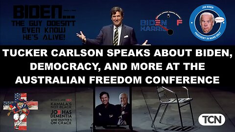 Tucker Carlson Speaks About Biden, Democracy, and More at the Australian Freedom Conference