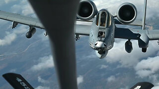 Air Force A-10 Refuels from KC-135 during Resolute Sentinel 23