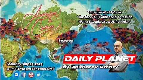 Dmitry Zolotarev from Daily Planet Joins Us to Talk World Politics