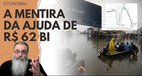LULA cria FAKE NEWS de que INVESTE R$ 62 BI no RIO GRANDE do SUL, mas mesmo VALOR MENOR é PROBLEMA