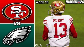 49ers vs. Eagles Simulation | Week 13 | Madden 24 PS5