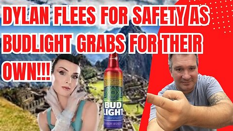 Dylan Mulvaney FLEES USA Over Bud Light BACKLASH.#budlight #safetyfirst #boycott