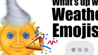 What's up with weather emojis?