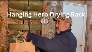 Hanging Herb Drying Rack