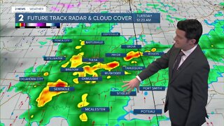 Strong to severe storms overnight