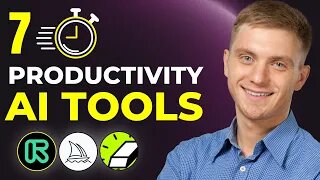 7 Artificial Intelligence TOOLS to HELP BOOST PRODUCTIVITY! | AI tools 2023